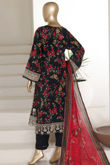 Sada Bahar Stitched 3 Piece Emb Signature Festive Vol-04 Suit-EMB-6618-BLACK
