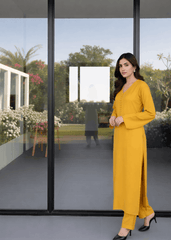 Solids By Silcot Stitched 2 Piece Korean Linen Suit-Linea Korea