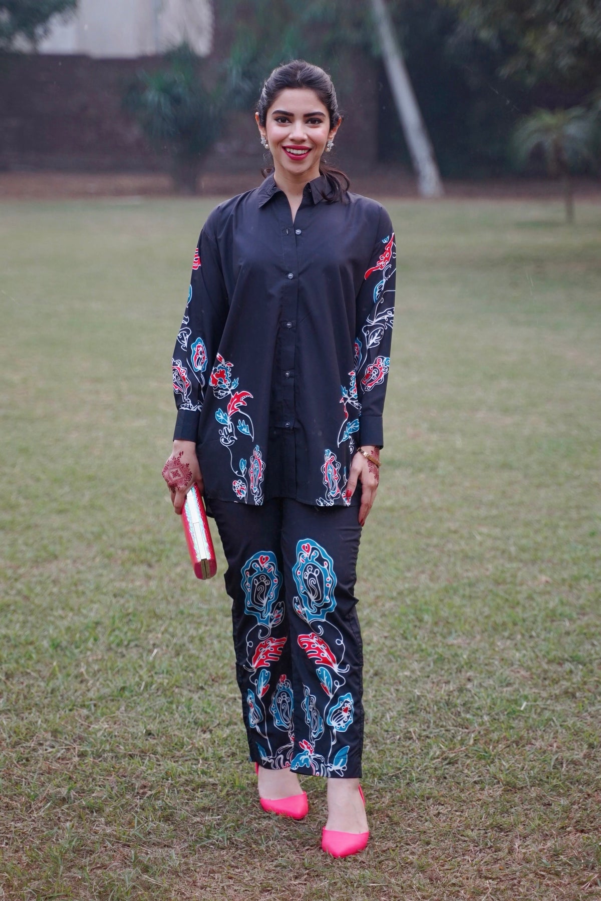 Dhaga Stitched 2 Piece Crepe Collection'2025-ROSECOE