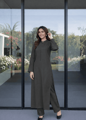 Solids By Silcot Stitched 2 Piece Korean Linen Suit-Urban Loom