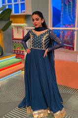 Kalidaar Frocks By Asma & Sidra Stitched Formals Suit-Yashma Gill