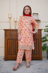 Seher o Eid By Shanzey Stitched 3 Piece Lawn Co Ords Suit-SHK-6801