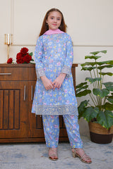 Seher o Eid By Shanzey Stitched 3 Piece Lawn Co Ords Suit-SHK-6802