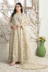 Lydia by Tawakkal Semi Stitched 3 Piece Fancy Chiffon Suit-LC-6817
