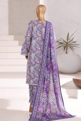 Sada Bahar Stitched 3 Piece Emb Khaddar Fall Suit-EMB-6847-Multi