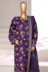 Malika By Sada Bahar Stitched 3 Piece Khaddar Vol-02 Collection'2025-MK-6859-Purple