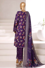 Malika By Sada Bahar Stitched 3 Piece Khaddar Vol-02 Collection'2025-MK-6859-Purple