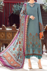 M Print by Maria B Unstitched 3 Piece Winter Suit-MPT-2006-A