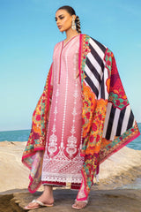 Zainab Chottani Unstitched 3 Piece Luxury Chikankari Lawn Collection'2023-ZC-06-A