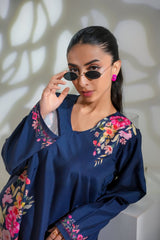 Dhaga Stitched 2 Piece Crepe Suit-Aurora