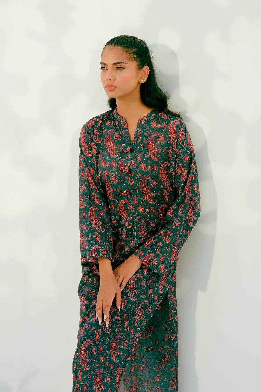 Dhaga Stitched 2 Piece Lawn Collection'2025-Matching separate 001