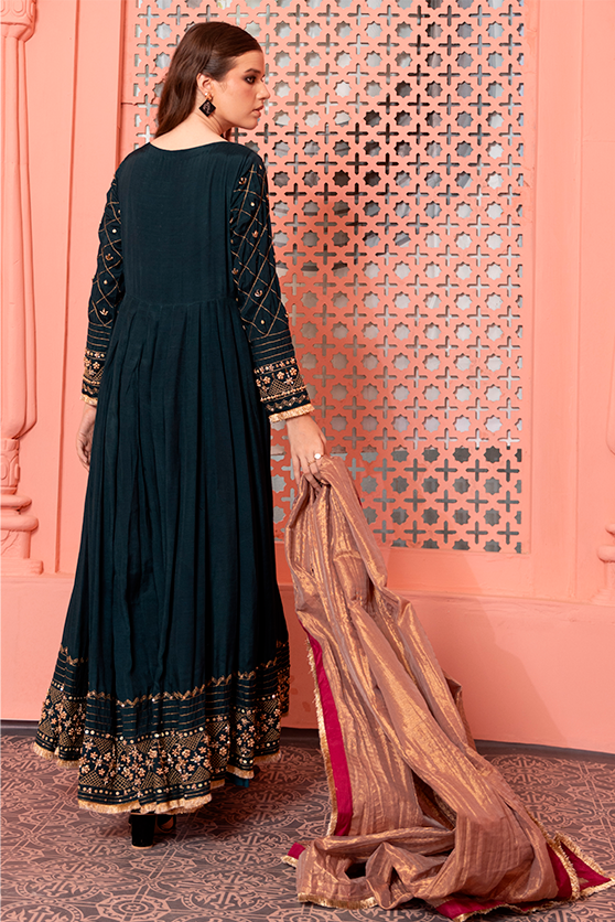 Zaaviay Stitched Lux Edit Miray (Three Piece)