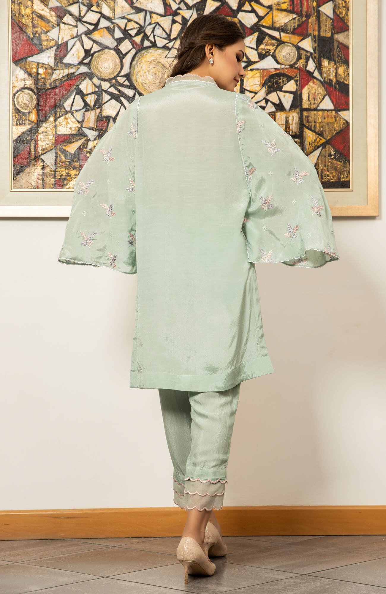 Joy Pret By Zaaviay Stitched Snowdrop (Two Piece)
