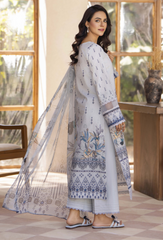 Zarwisha By Humdum Unstitched 3 Piece Digital Printed Emb Lawn Collection'2025-D-03