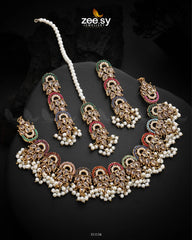 Celestial Necklace Champagne Multi - Zeesy Jewellery