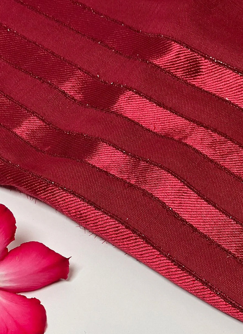 Hijab Ul Hareem Shimmer Stripe Hijab