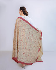 Ayla Studio Embroidered Pashmina Shawl-Aria