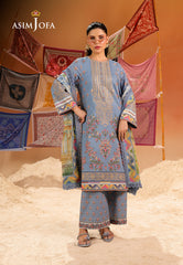 Rhapsody By Asim Jofa Unstitched 3 Piece Summer Suit Ajubu-11