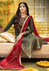 Asim Jofa Abresham '23 Ajab-16 Embroidered Lawn Silk 3 Pcs