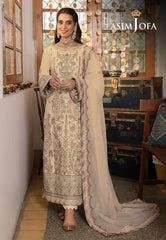Asim Jofa Shadow Work '23 Ajsw-26 Embroidered Lawn Silk 3 Pcs