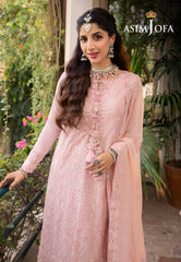 Asim Jofa Shadow Work '23 Ajsw-14 Embroidered Lawn Silk 3 Pcs