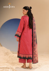 Rhapsody By Asim Jofa Unstitched 3 Piece Summer Suit Ajubu-34