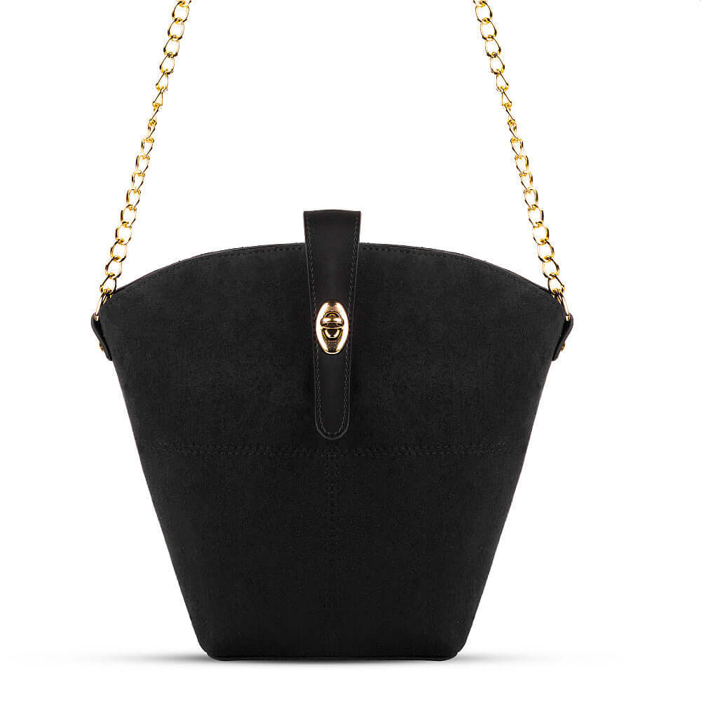 BUCKET SUEDE BLACK - Bag X