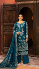 Zeenat Vol 23 By Zebtan Unstitched 3 Piece Luxury Formals Suit-ZN-05| Zeenat Vol 23