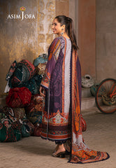 Asim Jofa Aira Summer Prints Ajar-12 Embroidered Jacquard 3 Pcs