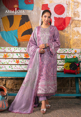 Asim Jofa Aira Summer Prints Ajar-11 Embroidered Jacquard 3 Pcs