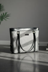 black jute strap tote bag for women Fineur Pakistan