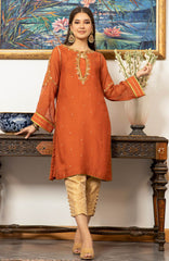 Joy Pret By Zaaviay Stitched Zoranj (Kurti Only)