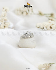 Auraya Ring Silver - Zeesy Jewellery