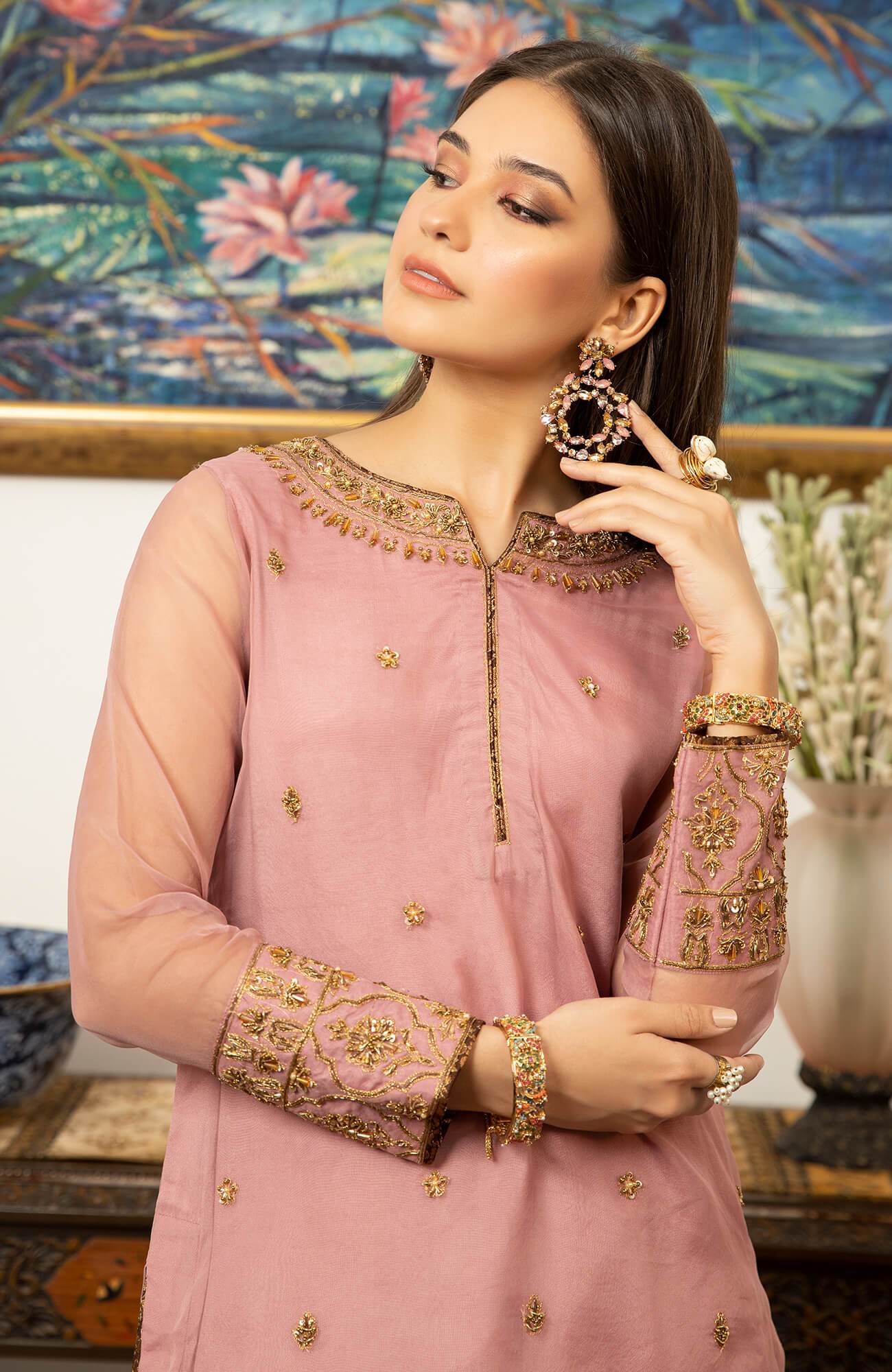 Joy Pret By Zaaviay Stitched Soorti (Kurti Only)