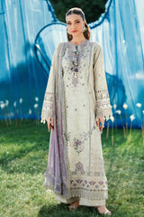 Florent Unstitched 3 Piece Emb Lawn Eid Edit Suit-FEF-6B