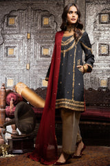 Zaaviay Stitched Eid Edit Shabnami (Three Piece)