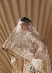 Sardinia Unstitched 3 Piece Luxury Brides Edit Suit-SORENA