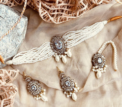 Made For Her-Pearl Dream Choker Set - KSH1052