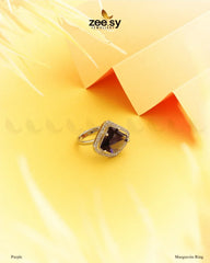 Musgravite Ring Purple - Zeesy Jewellery