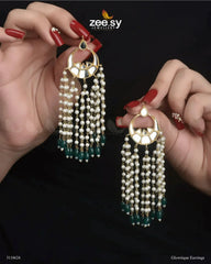 Glowtique Earrings Emerald Green - Zeesy Jewellery