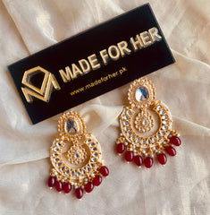 Made For Her-Kundun Style Earings - KAHD120/3