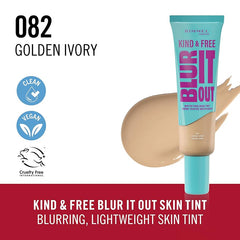 Rimmel London-  Kind & Free BLUR IT OUT Mattifying Skin Tint - 082 Golden Ivory