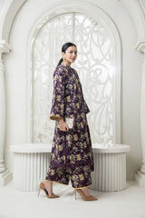 Meerak 3 Piece Emb Khaddar Suit-Twilight Lace
