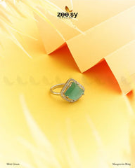 Musgravite Ring Mint Green - Zeesy Jewellery