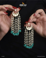 Glowtique Earrings Mint Green - Zeesy Jewellery