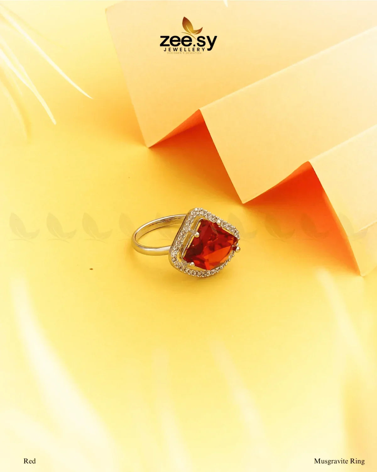 Musgravite Ring Red - Zeesy Jewellery