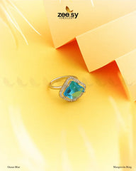 Musgravite Ring Ocean Blue - Zeesy Jewellery