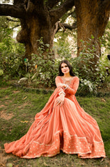 Kalidaar Frocks By Asma & Sidra Stitched Formals Suit-Nimrah Shah
