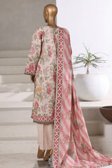 Sada Bahar Stitched 3 Piece Khaddar With Shimmer Suit-KD-PR-7538-Skin