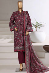 Sada Bahar Stitched 3 Piece Khaddar With Shimmer Collection'2025-KD-PR-7540-Falsa